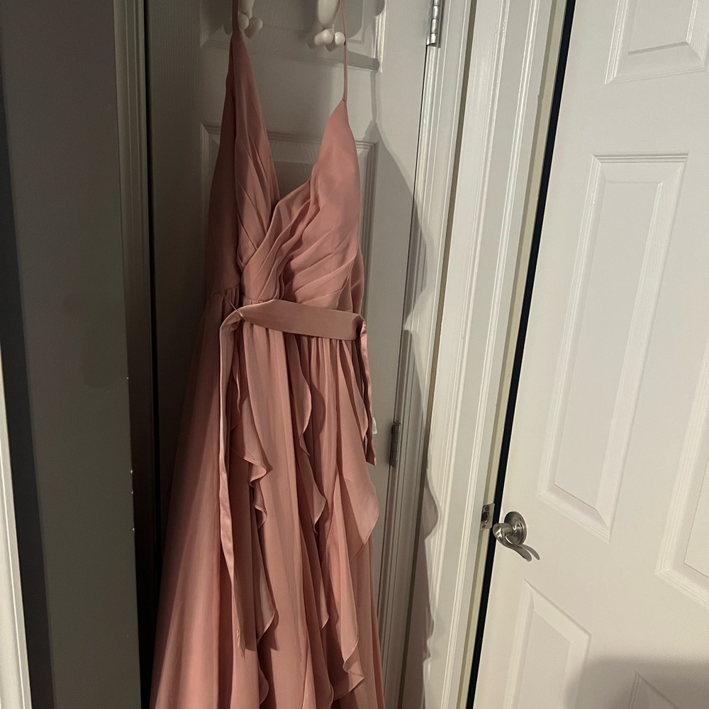 Bridesmaids dress light pink